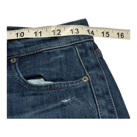 Joe's Jeans Size W 26 The Icon Mid Rise Shirred Cuff Skinny Ankle Jeans - Picture 5 of 6